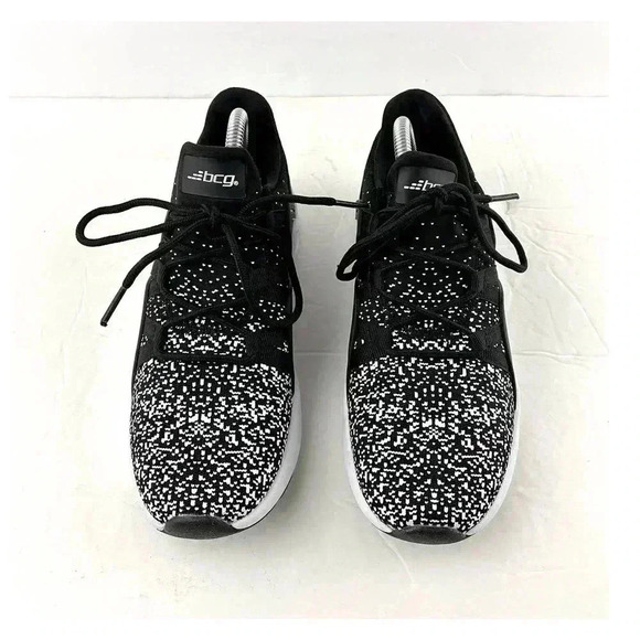 Lightweight Black Running Training Shoes Sz 7 M Slip on Women's - Picture 9 of 10